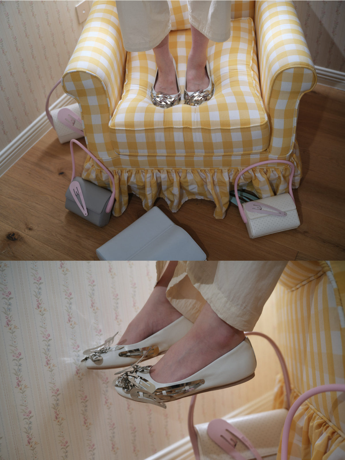 PRE ORDER HAIR CLIP BALLET FLATS