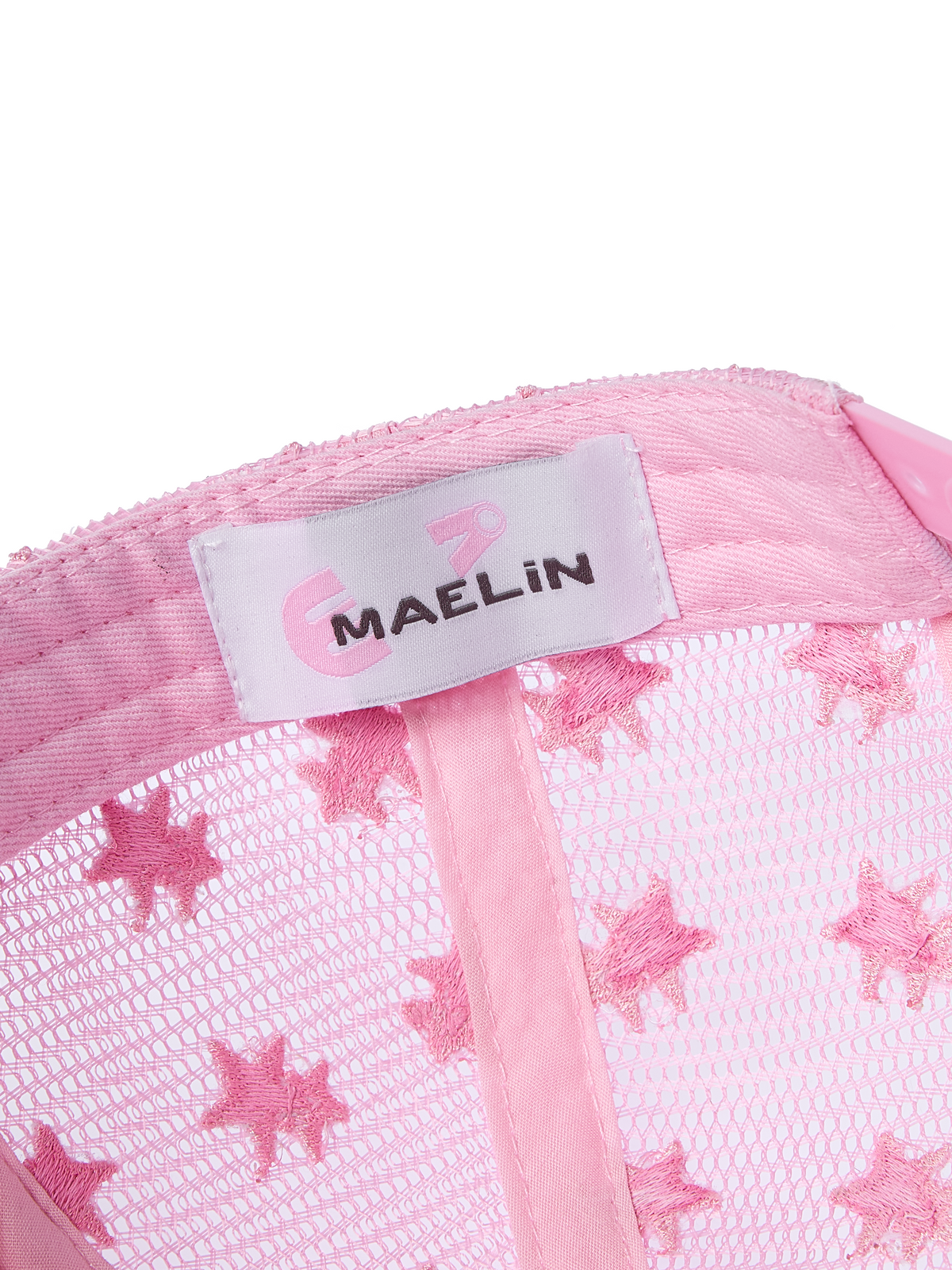 PINK STAR HAIR CLIP  TRUCKER CAP