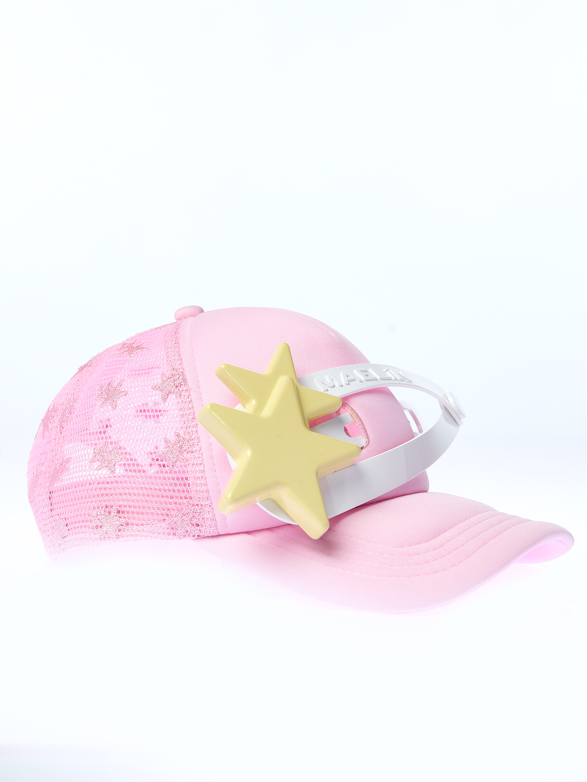 PINK STAR HAIR CLIP  TRUCKER CAP